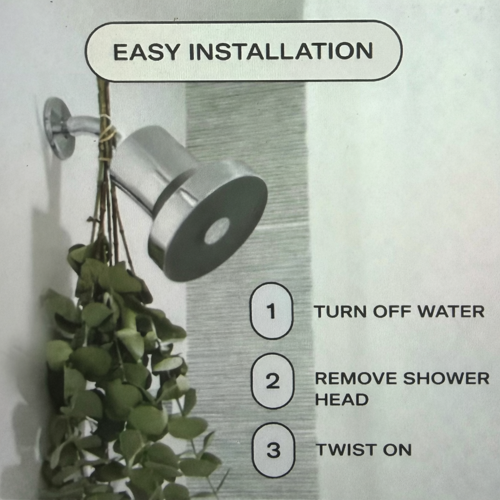 Glo & Reset Spa Filtered Shower Head